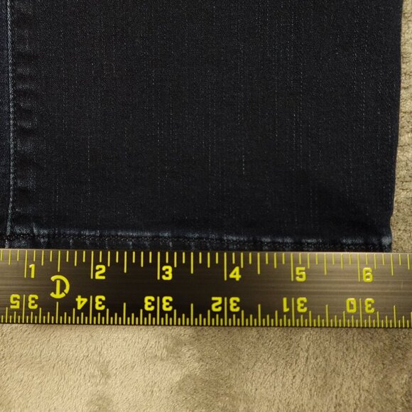 Goldsign jeans mid rise skinny women's 27 dark indigo blue USA made - Picture 8 of 15